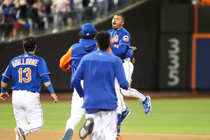 New York Mets third baseman Eduardo Escobar's walk-off hit.